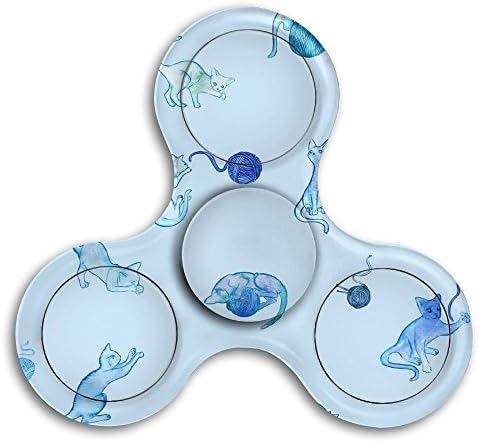 Blue Cats(734) Fingertip Gyro The Crusader Hand Spinner Toy Finger Spinner Gyro Focus Bearing Toy