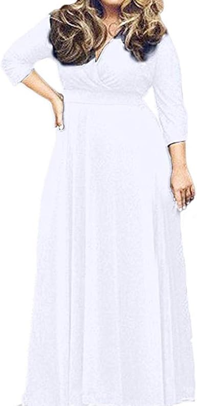 Lilicat Robe Longue Femme Boheme 3 4 Manche Longue Chic Robe De