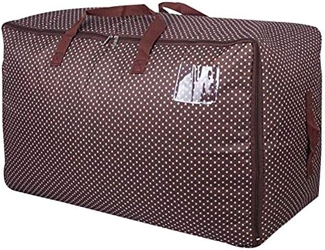 Killysufuy 72L Large Storage Bag Thickened Oxford Cloth Quilt Storage Bag Duffel Bag Soft Clothing Storage Box Bedding Underbed Storage Bag For Blankets, Duvet,Laundry, Moving