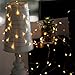 ER CHEN 165ft Led String Lights,500 Led Starry Lights on 50m Copper Wire String Lights + 12V DC Power Adapter(Warm White)