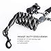 Toozey 5 FT Dog Leash, Rope Leash with Comfortable Padded Handle and Reflective Threads, Heavy Duty Braided Leash for Medium Large Dogs, Black