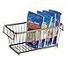 mDesign Household Stackable Metal Wire Storage Organizer Bin Basket with Built-In Handles for Kitchen Cabinets, Pantry, Closets, Bedrooms, Bathrooms - 12.5