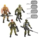 True Heroes Sentinel One Action Figure 4 Pack - Wolf, Ghost, Smash and Jumpstart