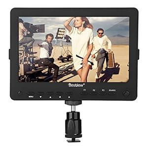 pangshi 7 inch Ultra HD LCD Video Field Monitor with 1280x800 High Resolution HDMI/AV for Canon Nikon Sony DSLR Camera Camcorder