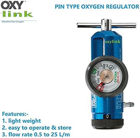oxylink Oxygen Regulator Pin Type (Blue)