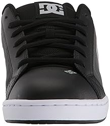 DC Men's Net XE Skate Shoe, Black/Black/Grey, 6 D US