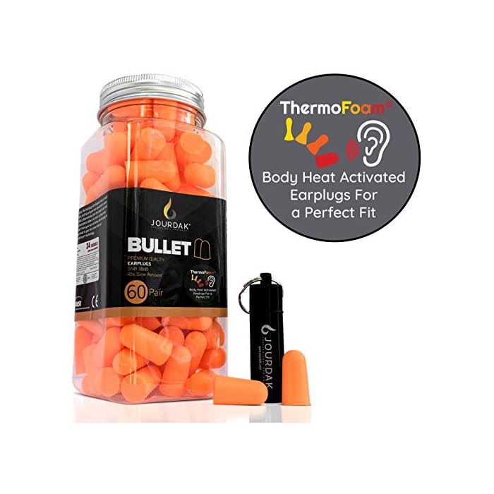 Ear Plugs for Sleeping Block Out Snoring, Premium Thermo Foam Noise Reduction and Cancelling Earplugs for Shooting Range…