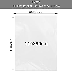 Extra Large Clear Plastic Storage Bags 90x110CM
