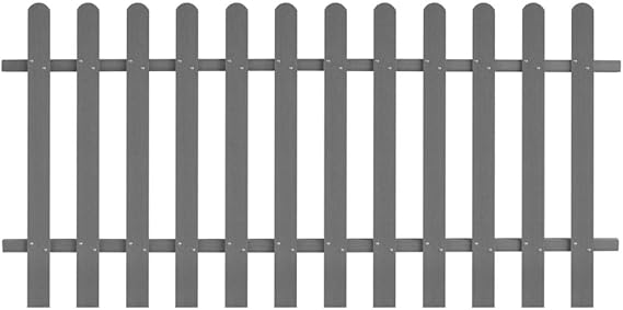 Gartenzaun Zaun Zierzaun Garten Lattenzaun WPC, Beeteinfassung