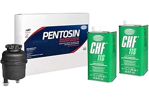 CRP AUTOMOTIVE Pentosin 1405116-KIT-2 Power Steering Service Kit with 2L of CHF 11S Fluid and a Rein Power Steering Reservoir for Select BMW Vehicles