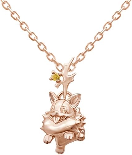 Amazon ユートレジャー U Treasure ポケモン グッズ ワンパチ ネックレス K18ピンクゴールド ユニセックス 男女兼用 レディース メンズ アクセサリー ジュエリー プレゼント Npol 156 K18pg ネックレス 通販
