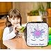 ZOEO Girls Unicorn Lunch Box Head Cream Magic Pink Floral Tiara Prep Kids Cooler Insulated Lunch Bag Tote Freezable Shoulder Strap Waterproof Picnic Meal for School Office
