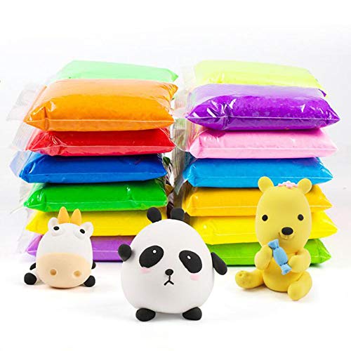 24 Colors Air Dry Clay,DIY Creative Modeling Clay,Light DIY Clay with Tools for Art Crafts,Best Gift for Kids