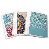 4 x 6 Photo Albums Pack of 3 - Watercolors, Each Mini Photo Album Holds Up to 48 4x6 Photos. Flexible, Removable Covers Come in Random, Assorted Patterns and Colors.