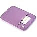 Egiant Laptop Sleeve Water Resistant Protective Fabric Case Compatible 14-15.4 Inch Notebook, Chromebook 14, Computer Notebook Carrying Bag Cover, Purple