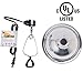 Clamp Lamp Light Clip Light Bed Lamp, with 8.5-Inch Reflector, 150-Watt, 18/2 SPT 6 Feet Cord, UL Listed by Hex Tools