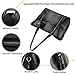 Women Top Handle Satchel Handbags Shoulder Bag Tote Purse Greased Leather Iukio (Black)