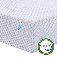 Twin Mattress, Inofia 8 Inch Memory Foam Single Mattress in a Box with Knitted Breathable Cover, Sleep Cooler & More Support, CertiPUR-US Certified, 100 Nights Trial, 10 Years Warranty