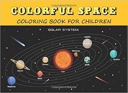 Kids Style Drawing Solar System Vector Illustration