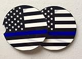 Gloryfactory Thin Blue Line Car Coaster Set