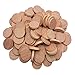 1 Inch Natural Wood Slices Unfinished Round Wood Coins for DIY Arts & Crafts Projects, 120 per Pack.