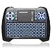 ANEWKODI Mini Keyboard with Touchpad Mouse and Multimedia Keys, USB Backlit Wireless 2.4Ghz Android Remote Control Keyboard Best for Smart TV, PC, Android TV Box, PS4, IPTV, Xbox, Support Windows 10