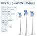 Replacement Toothbrush Heads, 8 Pack Compatible with Sonicare Brush Heads, Fits 2 Series, 3 Series, Electric Toothbrush Assorted Heads, Diamond Clean, Flexcare, Healthywhite, EasyClean