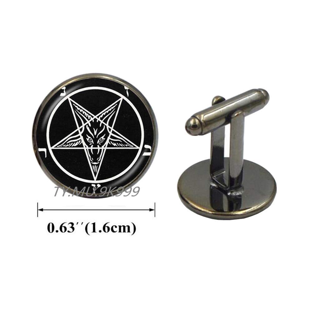 Yao0dianxku Satanic Baphomet Inverted Pentagram