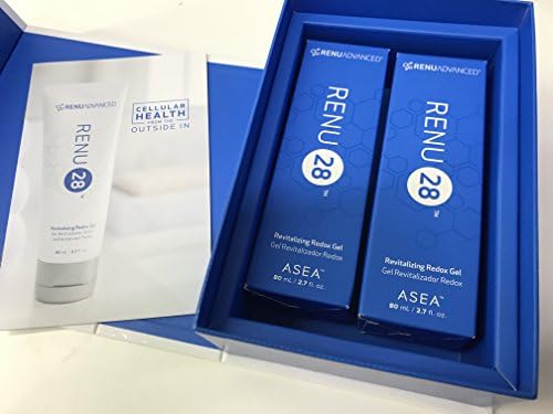 ASEA RENU 28 TWIN PACK KIT - Revitalizing Redox Gel -with Brochure in Starter Box ( 2 x 80 ml )
