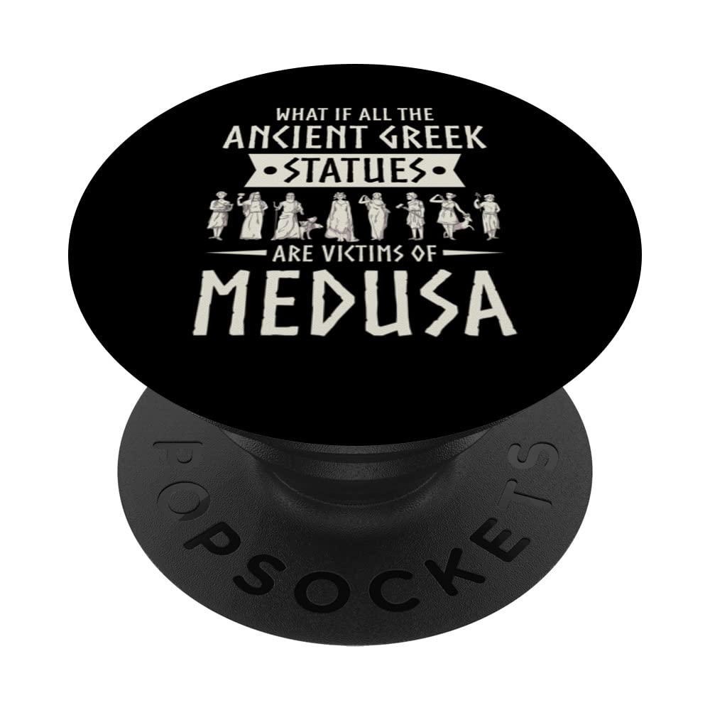 Medusa Head Costume for a Ancient Greek Mythology Lover PopSockets Adhesive PopGrip