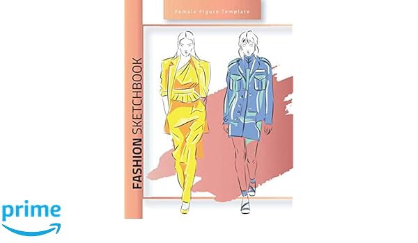 Fashion Sketchbook Female Figure Template Easy To Draw Clothes On