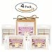 AIRA Soy Tart - Organic, Vegan, Kosher, Scented Soy Wax Cubes w/ Essential Oil Blends - No Chemical 100% Soy Wax Melts for Electric/Tealight Melters - Hand-poured Soy Tarts - Vanilla Lavender - 4 Pack