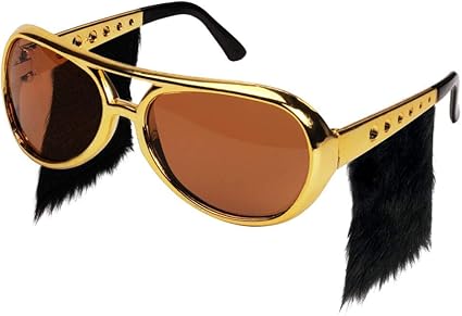 elvis glasses with sideburns