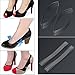 uhoMEY Clear Transparent Invisible High Heel Shoe Straps For Holding Loose shoes (2)