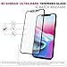 iPhone X / XS Screen Protector ubdyo - iPhone X / XS Tempered Glass HD Clear Screen Protector [3D Full Coverage] - Ultra Thin 9H Protective Film [2.5D Black Pet Soft Edge] for Apple iPhone X / XS /10