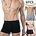 TEERFU Mens Soft Boxer Briefs,6 Pack Bamboo Underwear Breathable Trunks With Comfort Waistband