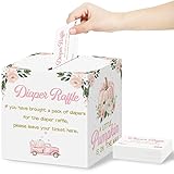 Diaper Raffle Card Box with 50 Pcs Pumpkin Diaper