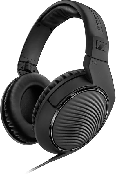 Sennheiser HD 200 PRO Closed-Back Headphones 2 m Cable Adaptor Black