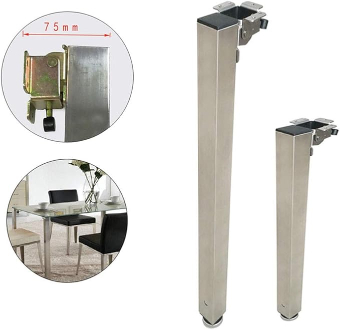 MY1MEY Furniture Legs Folding Table Legs, 720mm / 810mm