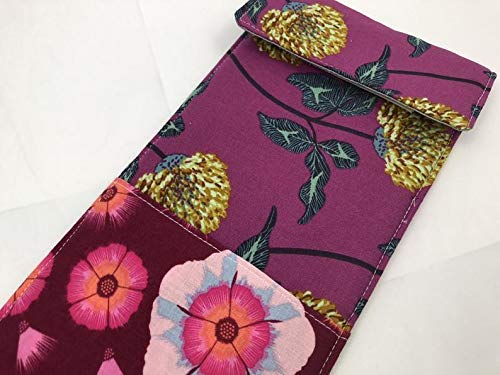 Curling Iron Holder Cover or Flat Iron Case - English Summer Violet - Thumbnail 7