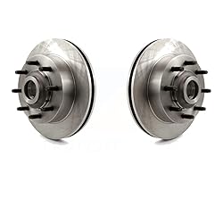 Front Disc Brake Rotors And Hub Assembly Pair For