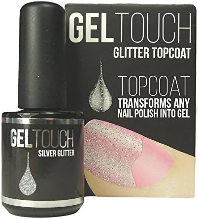 GelTouch Silver Glitter Topcoat