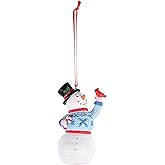 Dicksons Decorative Holiday Hanging Christmas Tree Ornament 2 x 3.5 Inch Resin Snowman in Sweater