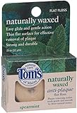 Tom's of Maine Naturally Waxed Anti-Plaque Flat Floss Spearmint 32 Yards