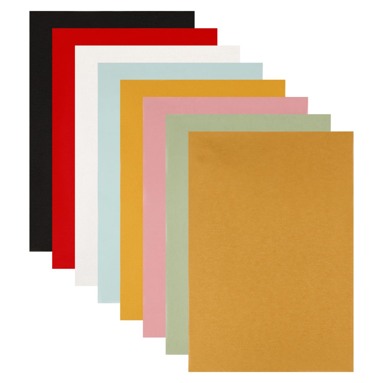 COLLBATH Colored Tracing Paper 50 Sheets Transparent Parchment for Sketching Drawing Overlay Crafting Calligraphy Art 6X4 Inches