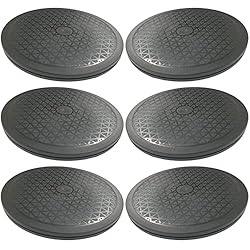 Gerrii 6 Pcs 10 Inch Lazy Susan Turntables Plastic