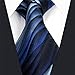S&W SHLAX&WING Ties for Men Necktie Blue Extra Long Size 63