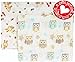 100% Organic Cotton Large Soft Flannel Baby Receiving Swaddling Blankets Baby Boy Girl Newborn Unisex Set 2. Baby Swaddle blankets Made in Europe. Big size 37'' x 43''. Great Baby Shower gift