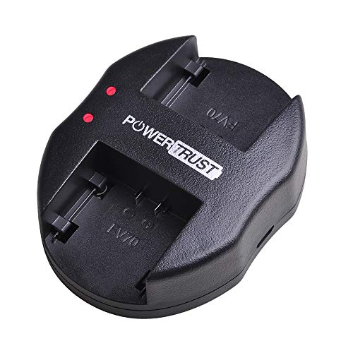 PowerTrust 2-Pack NP-FH50 Battery + USB Dual Charger for Sony NP-FH40 NP-FH30 NP-FP50 NP-FP51 H Series Batteries and DSC-HX1 HX100 HX100V HX200 HX200V HDR-TG1E TG3 TG5 TG7 A230 A290 A330 A390 - Thumbnail 3