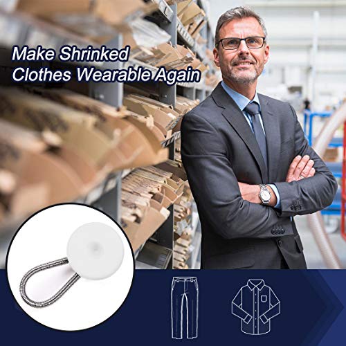 Button Extenders for Men’s Shirts Collar Pants Soft Elastic Durable